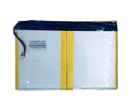 Универсальный аккумулятор (H-321055160P) 6600 mAh, 3.7 v, 160*115*4, 5 pin - Сервис Плюс Рус