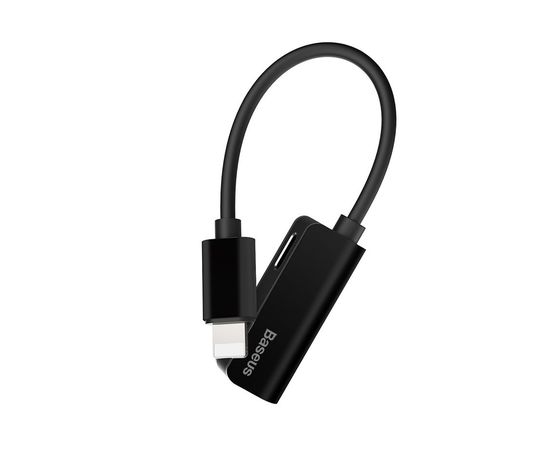 Переходник Lightning - Dual Lightning Baseus L37 CALL37-S1 Черный Baseus - Сервис Плюс Рус