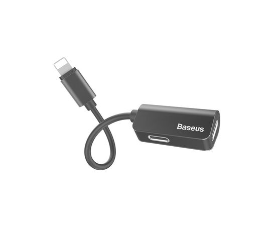Переходник Lightning - Dual Lightning Baseus L37 CALL37-S1 Черный Baseus - Сервис Плюс Рус