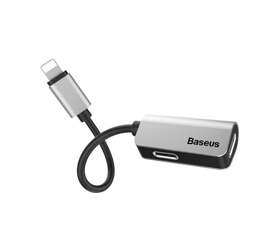 Переходник Lightning - Dual Lightning Baseus L37 CALL37-S1 Серебристый Baseus - Сервис Плюс Рус