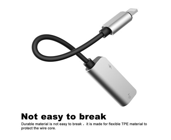 Переходник Lightning - Dual Lightning Baseus L37 CALL37-S1 Серебристый Baseus - Сервис Плюс Рус