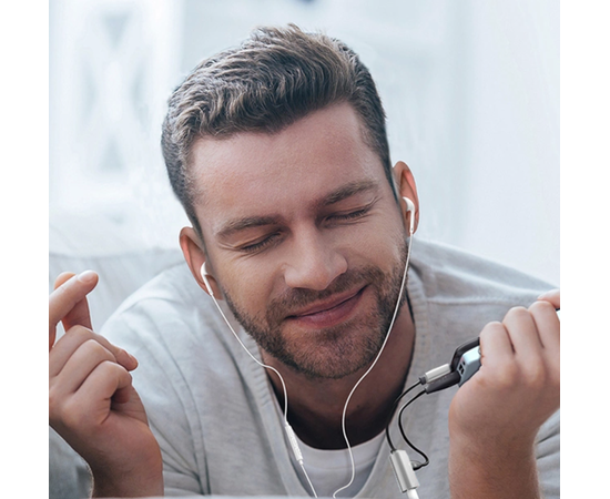 Переходник Lightning - Dual Lightning Baseus L37 CALL37-S1 Серебристый Baseus - Сервис Плюс Рус