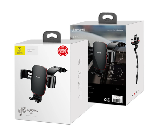 Автодержатель SUYL-F01 Mouth Car Mount Baseus черный Baseus - Сервис Плюс Рус