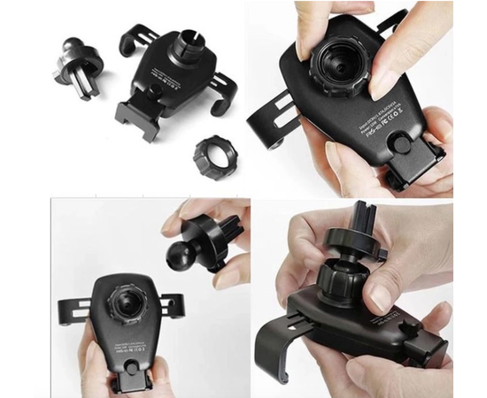 Автомобильный держатель Smart S5 с беспроводной зарядкой - Сервис Плюс Рус