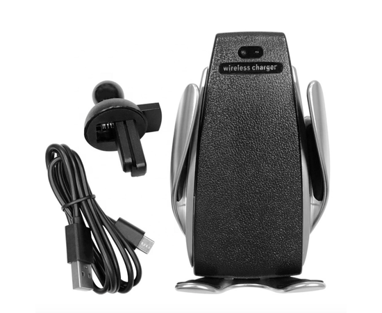 Автомобильный держатель Smart S5 с беспроводной зарядкой - Сервис Плюс Рус