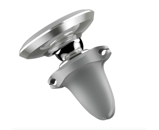 Магнитный автомобильный держатель Baseus Magnetic Air Vent Car Mount Holder with cable clip SUGX-A0S (серебристый) Baseus - Сервис Плюс Рус