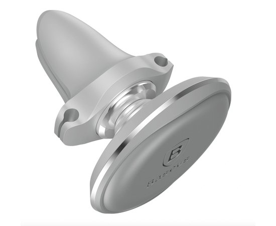 Магнитный автомобильный держатель Baseus Magnetic Air Vent Car Mount Holder with cable clip SUGX-A0S (серебристый) Baseus - Сервис Плюс Рус