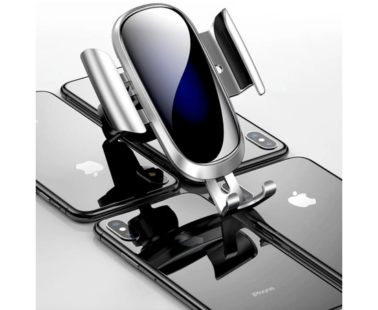 Автомобильный держатель в дефлектор Baseus Future Gravity SUYL-WL05 Серебристый Baseus - Сервис Плюс Рус