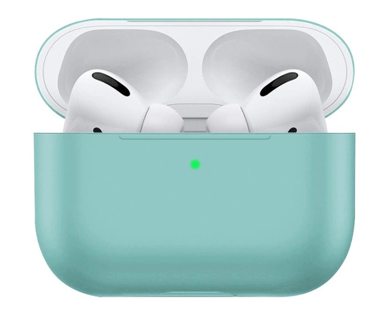 Силиконовый чехол Silicone Case Slim для AirPods Pro, Мятно-зеленый Нет бренда - Сервис Плюс Рус