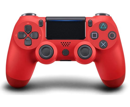 Беспроводной джойстик для PlayStation 4 (PS4) Красный Replica - Сервис Плюс Рус