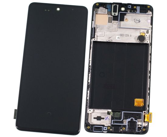 Дисплей в сборе с тачскрином (модуль) для Samsung A51 (SM-515), черный (оригинал) Samsung - Сервис Плюс Рус