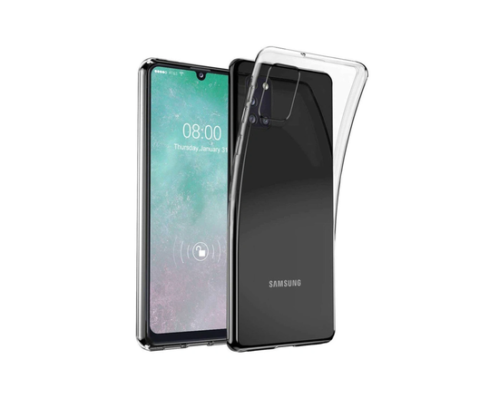 Силиконовый чехол для Samsung Galaxy A31 прозрачный Samsung - Сервис Плюс Рус