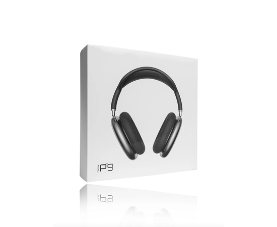 Беспроводные Bluetooth наушники накладные P9, черные - Сервис Плюс Рус