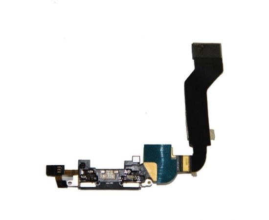 Шлейф iPhone 4S на системный разъем/микрофон, черный (оригинал) Apple - Сервис Плюс Рус