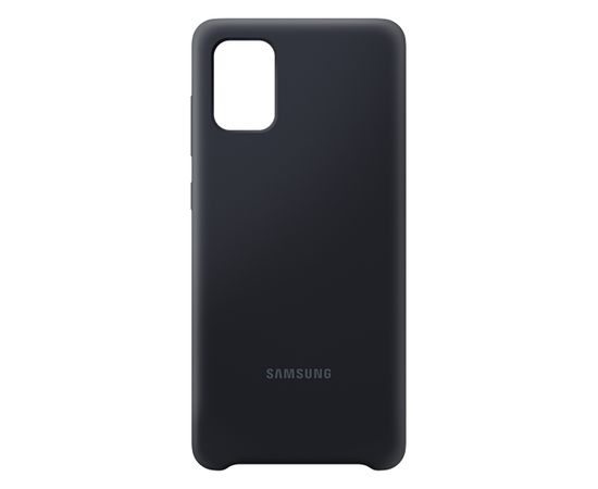 Чехол Samsung A71 Silicone Cover черный Samsung - Сервис Плюс Рус