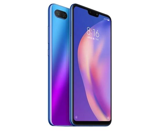 Смартфон Xiaomi Mi 8 Lite 6/128Gb Синий Huawei - Сервис Плюс Рус