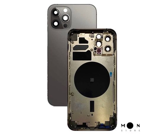 Корпус в сборе для iPhone 12 Pro, Графитовый (оригинал, с разбора) Apple - Сервис Плюс Рус