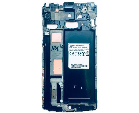 Samsung Galaxy Note 4 (SM-N910F) Средняя часть корпуса (снятый оригинал) Samsung - Сервис Плюс Рус
