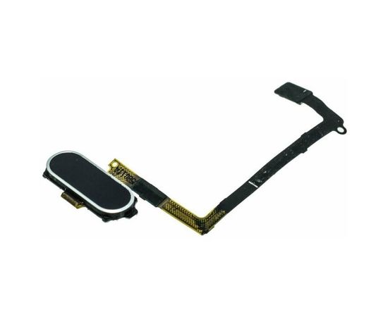 Samsung Galaxy S6 (SM-G920F) Кнопка Home со шлейфом (снятый оригинал) - черный Samsung - Сервис Плюс Рус