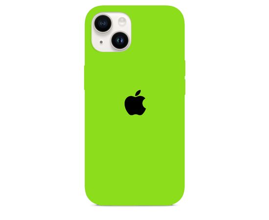 Чехол силиконовый для iPhone 14 Pro Max (6.7) Silicon Сase - №15 (Салатовый) Apple - Сервис Плюс Рус