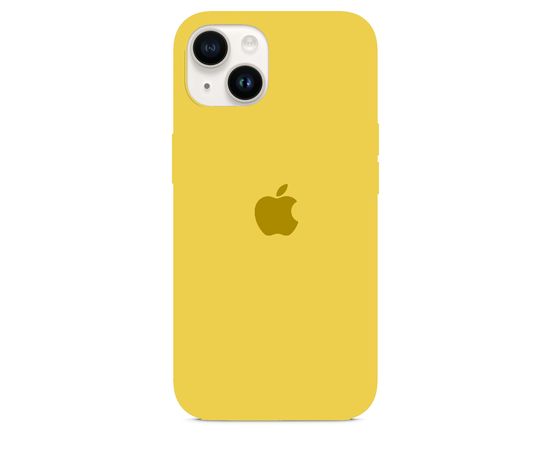 Чехол силиконовый для iPhone 14 Plus (6.7) Silicon Сase - №17 (Горчичный) Apple - Сервис Плюс Рус