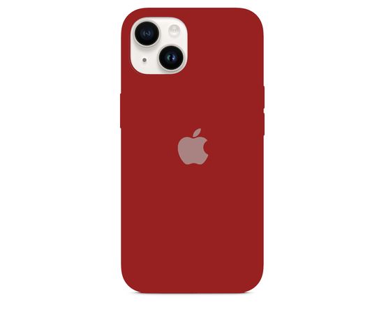 Чехол силиконовый для iPhone 14 Pro (6.1) Silicon Сase - №22 (Бордовый) Apple - Сервис Плюс Рус