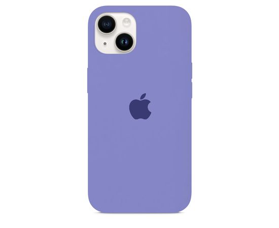 Чехол силиконовый для iPhone 14 (6.1) Silicon Сase - №8 (Сиреневый) Apple - Сервис Плюс Рус