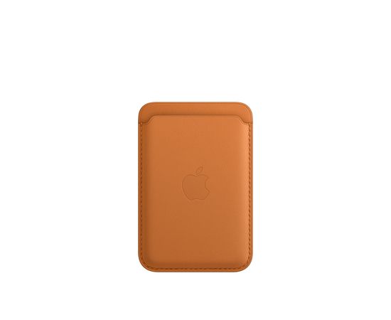 Кардхолдер для Apple iPhone Leather Wallet with MagSafe - Golden Brown - Сервис Плюс Рус