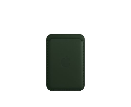 Кардхолдер для Apple iPhone Leather Wallet with MagSafe - Sequoia Green - Сервис Плюс Рус