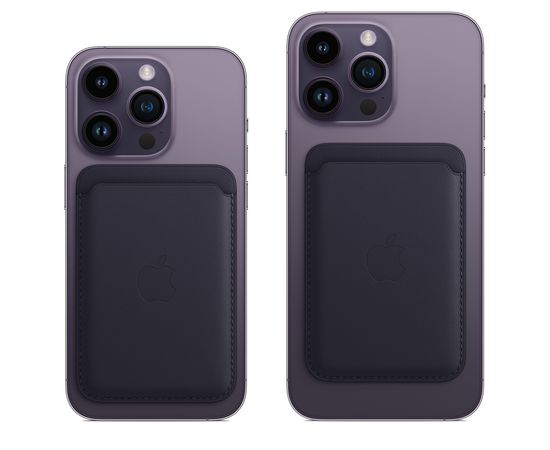 Кардхолдер для Apple iPhone Leather Wallet with MagSafe - Midnight - Сервис Плюс Рус