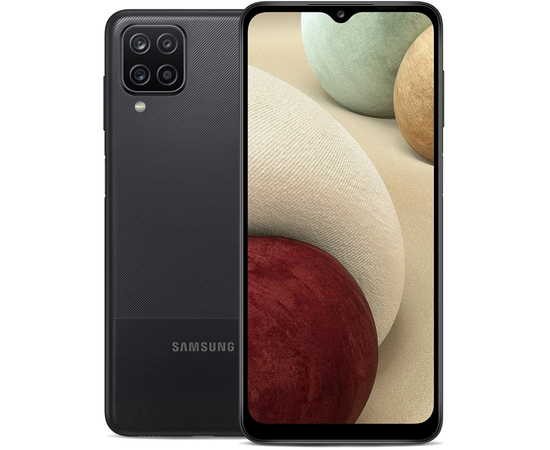 Смартфон Samsung Galaxy A12 4/64 ГБ, Dual nano SIM, черный Samsung - Сервис Плюс Рус
