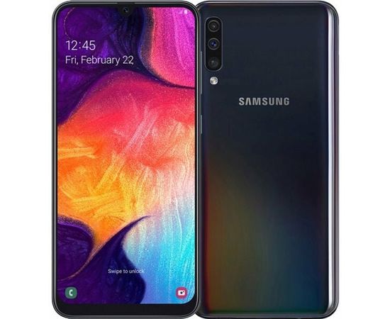Samsung Galaxy A50 4/64 ГБ, 2 SIM (SM-A505), черный Samsung - Сервис Плюс Рус