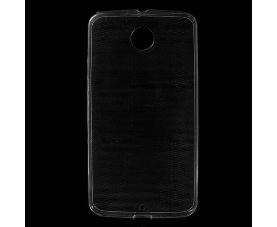 Силиконовая накладка Google Nexus 6 прозрачная белая - Сервис Плюс Рус