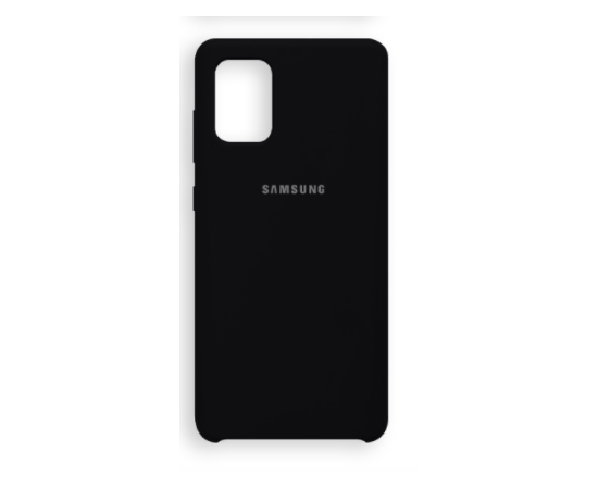 Чехол Samsung A71 Silicone Cover черный №15 - Сервис Плюс Рус