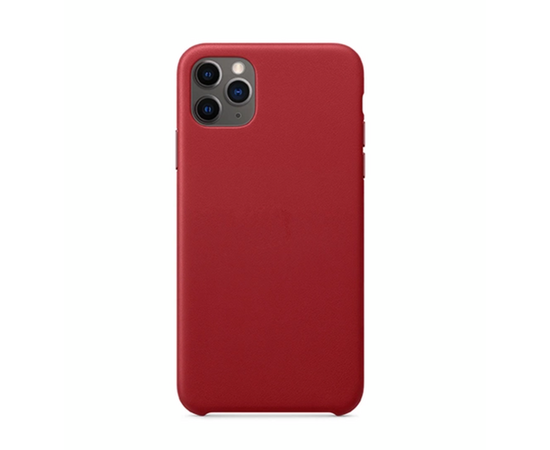 Чехол для iPhone 11 Pro Max Leather Case - (PRODUCT)RED Apple - Сервис Плюс Рус