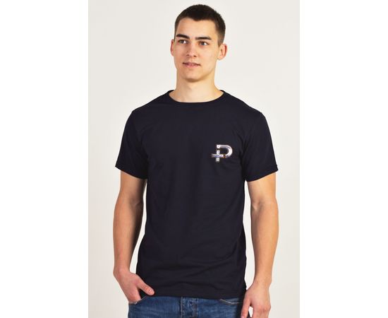 PluseRus / Футболка с короткими рукавом/однотонный/хлопок,черный (54) PluseRus - Сервис Плюс Рус