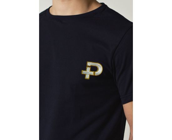 PluseRus / Футболка с короткими рукавом/однотонный/хлопок,черный (54) PluseRus - Сервис Плюс Рус