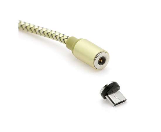 Кабель USB Micro USB 1m RC-095m магнитный Remax золото - Сервис Плюс Рус