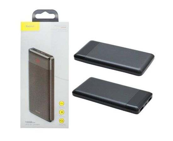 Power Bank Внешний аккумулятор 10000 mah Mini Cu Digital Baseus черный - Сервис Плюс Рус