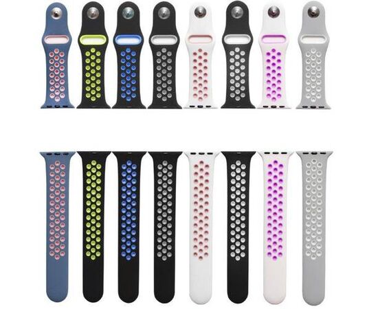 Ремешок для Apple watch 38mm NIKE silicon loop (цветные, в ассортименте) - Сервис Плюс Рус