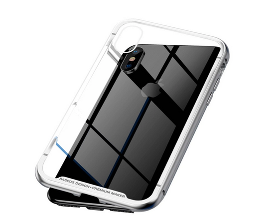 Чехол Baseus Magnetite Hardware для iPhone XS Max - Серебристый - Сервис Плюс Рус