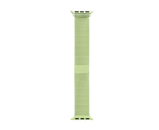 Ремешок для Apple watch 38/40mm Milanese loop Мятно-зеленый (Mint green) - Сервис Плюс Рус