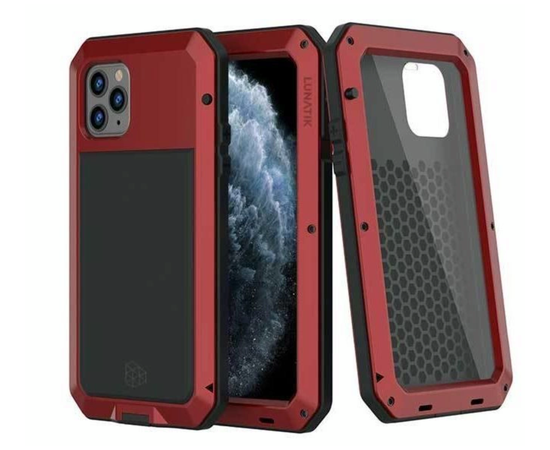 Чехол противоударный/водонепроницаемый для Apple iPhone 11 Pro Max Taktik (Красный) Taktik - Сервис Плюс Рус