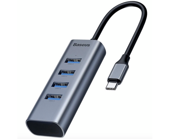 USB-концентратор Baseus Enjoy Series Type-C (CAHUB-Q0G), разъемов: 5 Baseus - Сервис Плюс Рус