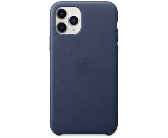 Чехол для iPhone 11 Pro Max Leather Case - Midnight Blue - Сервис Плюс Рус