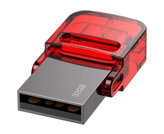 ФЛЕШ-НАКОПИТЕЛЬ BASEUS RED-HAT TYPE-C USB FLASH DISK TARNISH BODY ACAPIPH-EA9 (КРАСНЫЙ) - Сервис Плюс Рус
