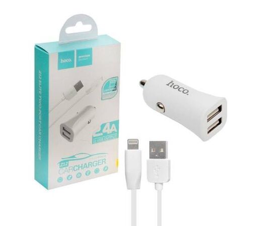 АЗУ Hoco 2.4A iphone lightning - Сервис Плюс Рус