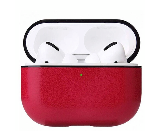 Чехол для AirPods Pro leather Case (кожа) (DK-2) красный PluseRus - Сервис Плюс Рус