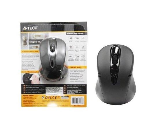 Мышь A4Tech G7 370-D-1, беспроводная, черная - Сервис Плюс Рус