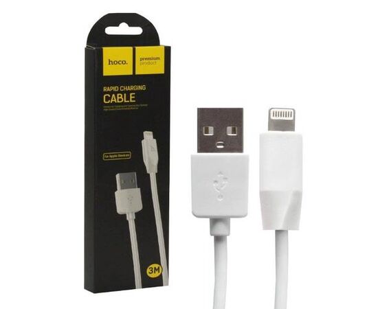 Кабель USB Lightning X1 3m HOCO белый - Сервис Плюс Рус